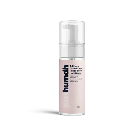 Just Human 24 Hour Protection Foam Hand Sanitizer - 4oz